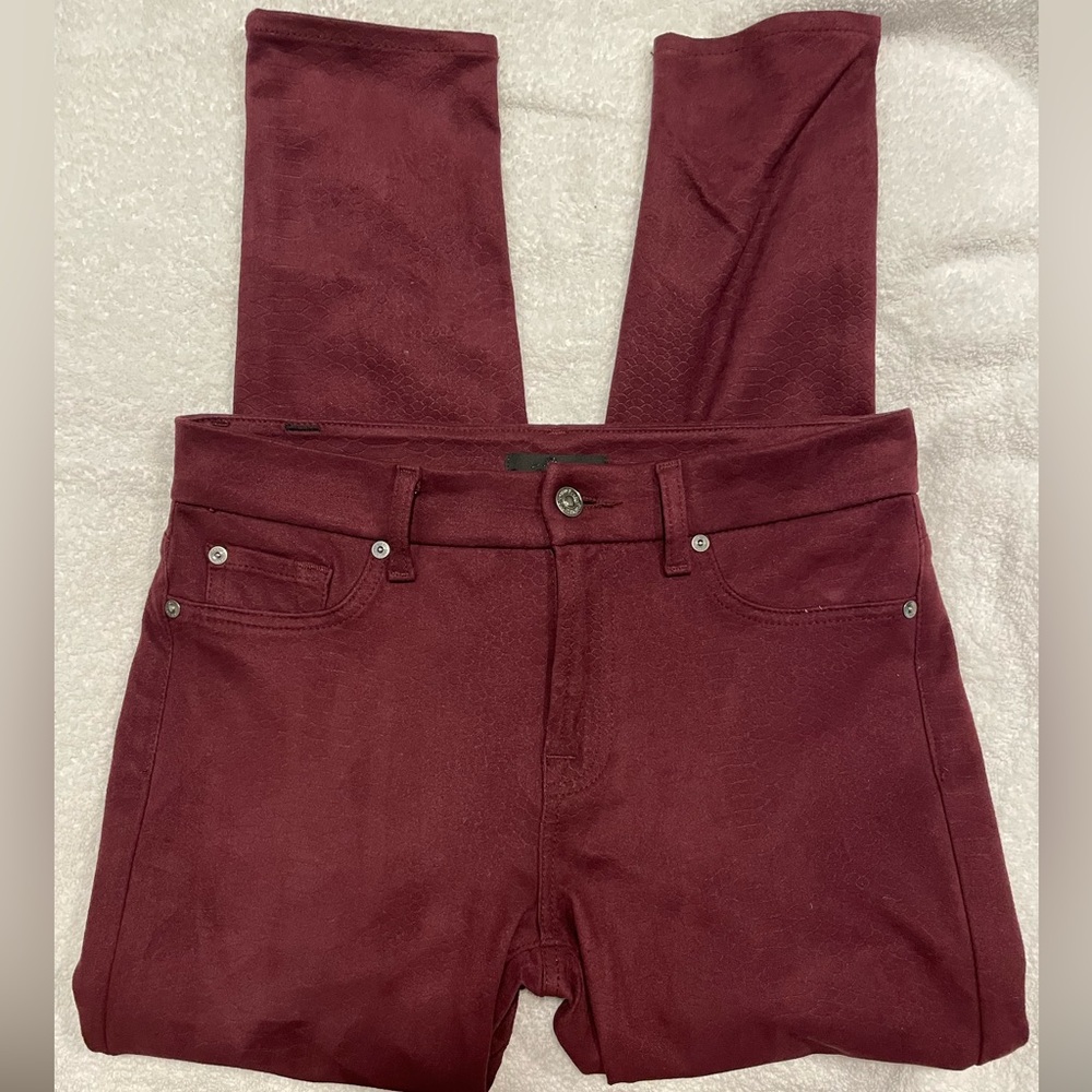 7 for all Mankind Maroon Suede Jeans - sz 30